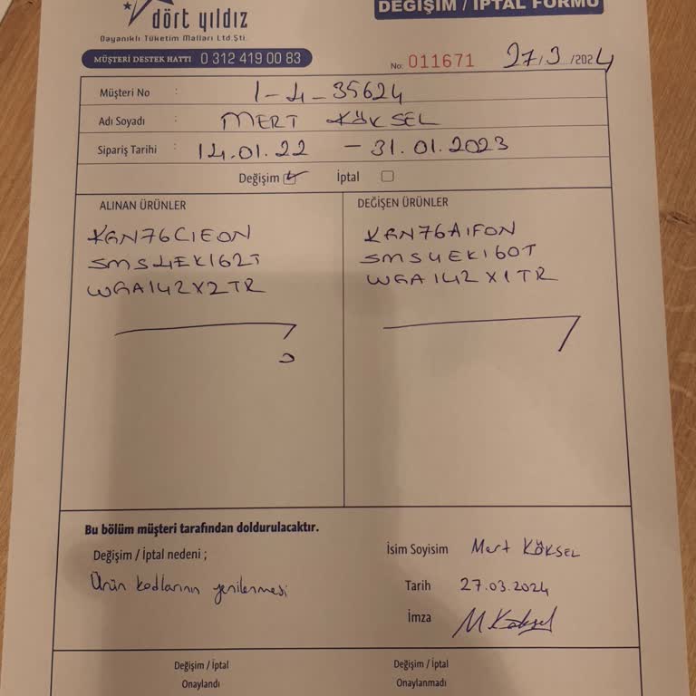 Bosch Ürün Teslimat Mağduriyeti