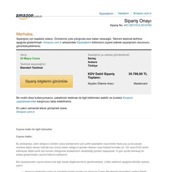 Amazon Fiyat Farkını Ödemiyor