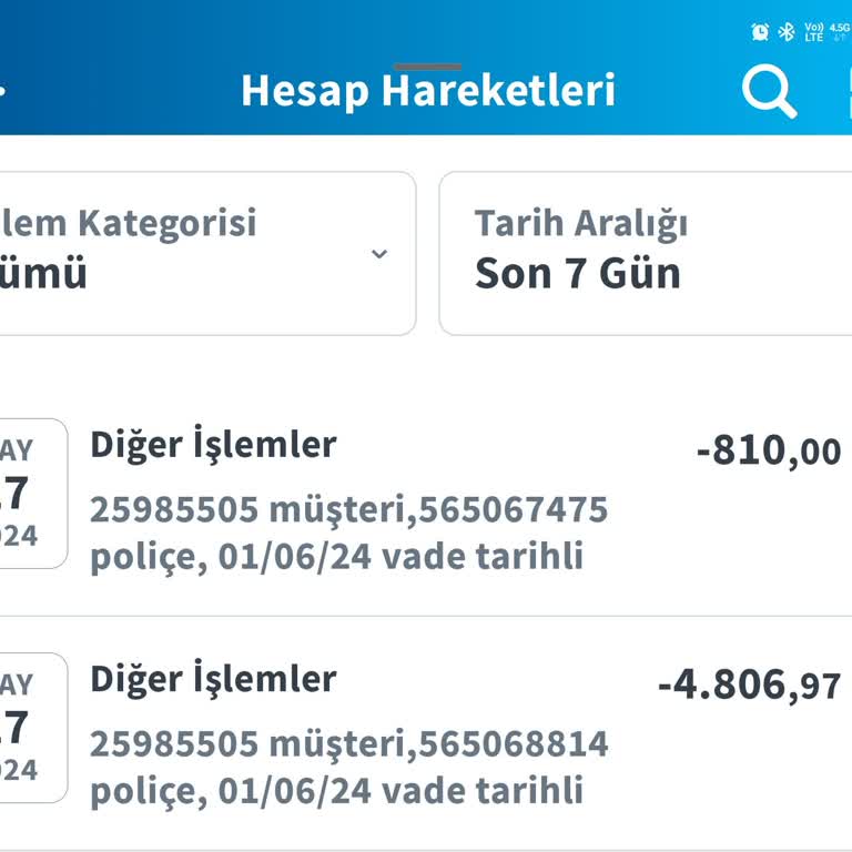 Halkbank İznim Dışında Poliçe Yenilemesi