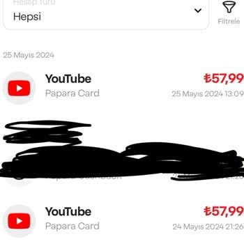 Youtube.com Premium 2 Defa Para Çekme Sorunu