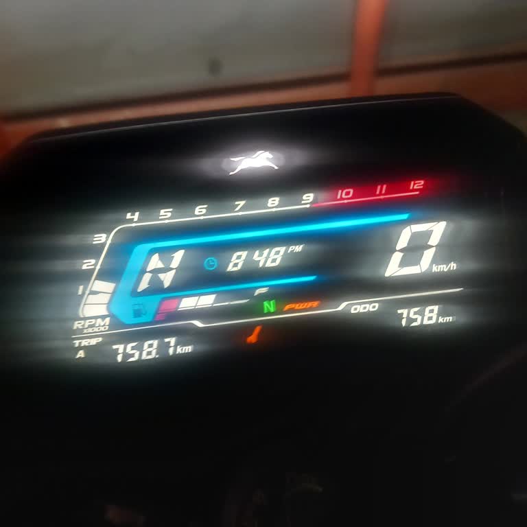 TVS Motor Tvs Raider Gösterge Panelinde Anahtar İşareti