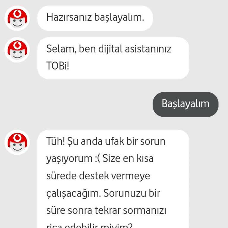 Vodafone Pay Vodafone Yanımda Bitmeyen Teknik Sorun