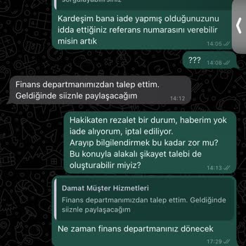 D's Damat'ta Yaşadığım Olumsuz Deneyim Ve İade Sorunu