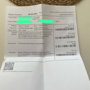 Vatan Bilgisayar Viomi Marka Robot Süpürge Arızaları Düzeltilmiyor!