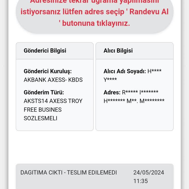 #Akbank #Kuryenet Cargo Teslimat