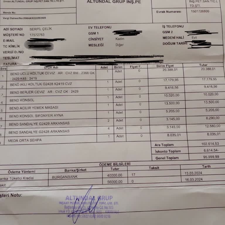 Doğtaş Mobilya Ürünlerimizi Teslim Etmiyor!