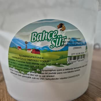 Bahçe Süt Ürünleri Yoğurt Ürünü