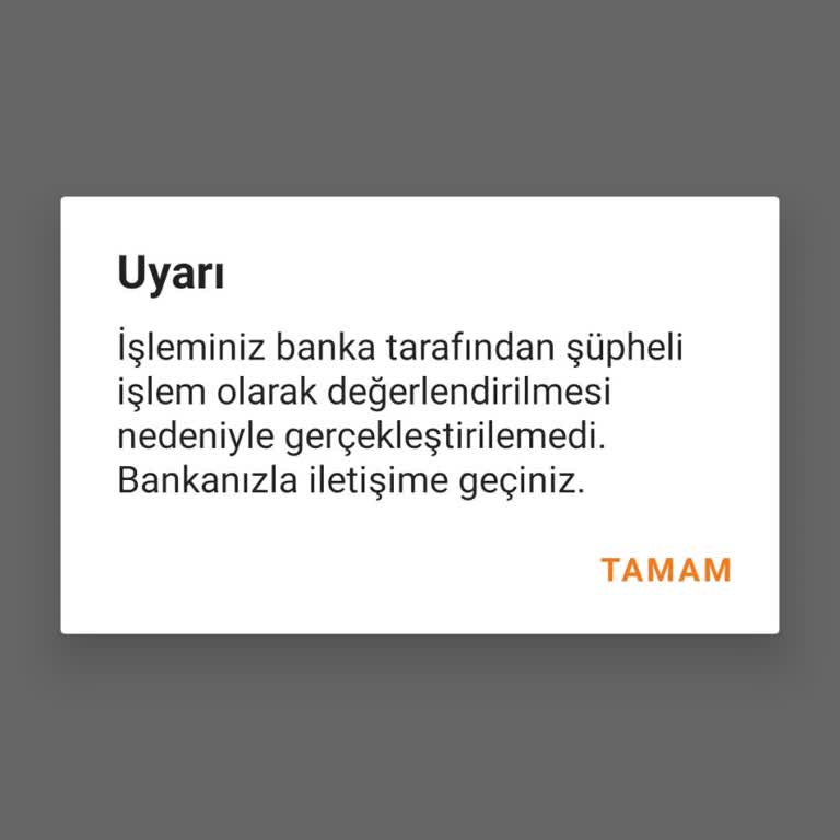 Ziraat Bankasından Online Alışveriş Yapamıyorum