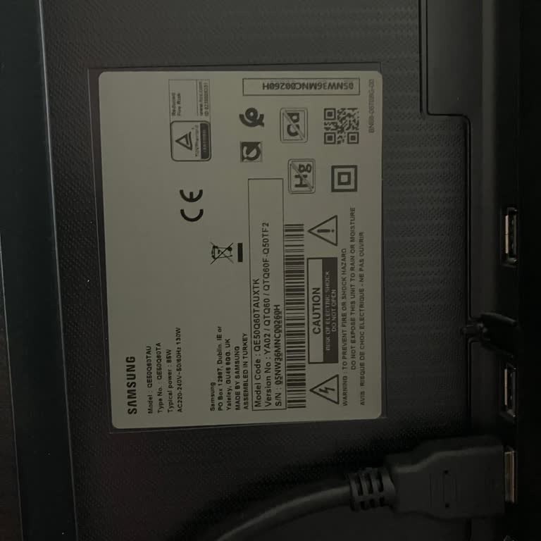 Samsung QE50Q60T Televizyon Garanti Sonrası Panel Arızası