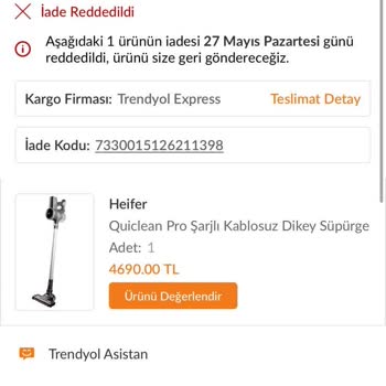 World Teknoloji Beklentimi Karşılamayan Ürünü Neden İade Edemiyorum!