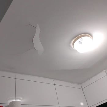 Erkanlar İnşaat Firmasından Aldığım Evin Tavan Sıvaları Döküldü