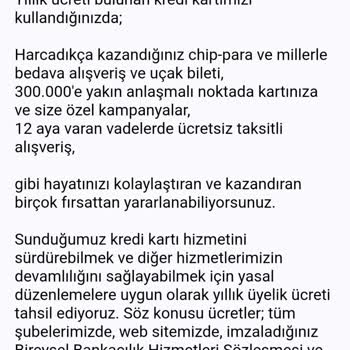 Akbank Kredi Kartı Yıllık Ücret Kesintisi