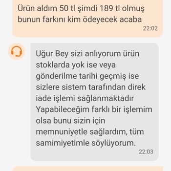 Trendyol Mağazanın İlgisizliği Olmaz