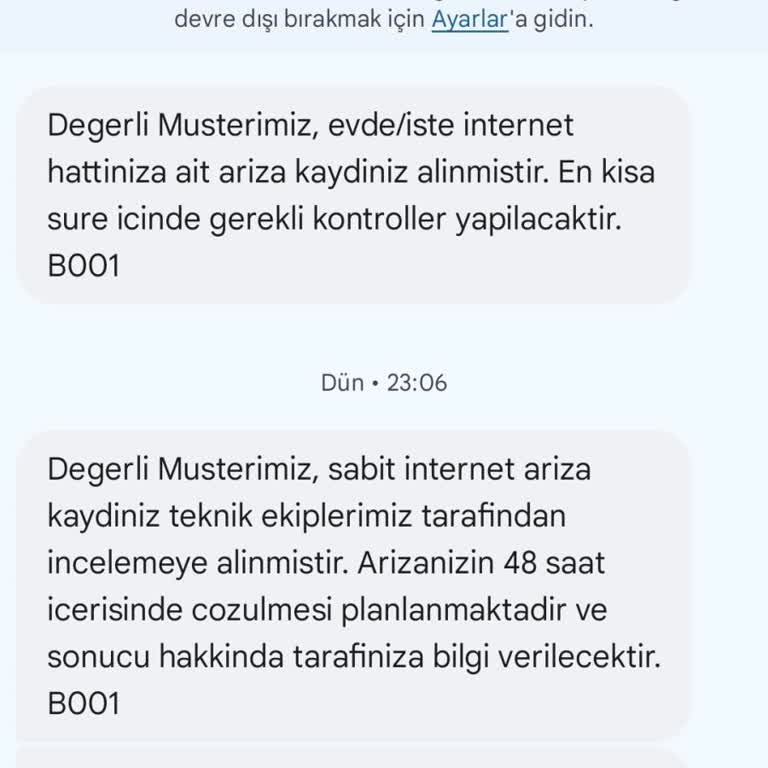 Türk Telekom Ev İnterneti Çekmiyor