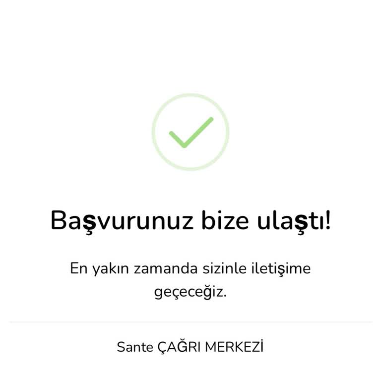 Sante Çağrı Merkezi Kişisel Bilgilerimin Güvenliği Ve Sorumluluk Reddi Hakkında Acil Bildirim