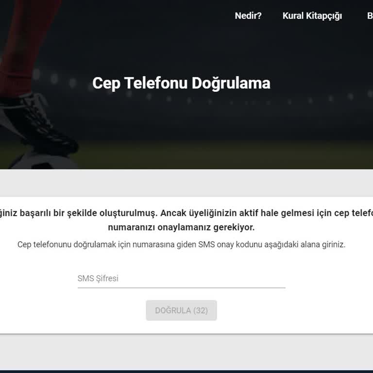 Bilyoner Rakip Bul Ligi Yanlış Telefon Numarası Girdim