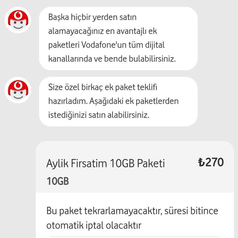 Vodafone Yurt Dışı Paketinde Yanlış Yönlendirme Ve İptal Sorunu