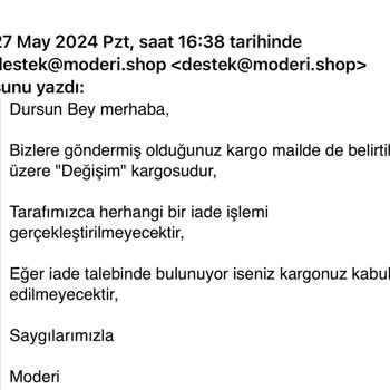 Moderi (moderi.shop) Moderi Moderi Pişmanlık