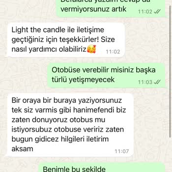 Light The Candle (lightcandless) Sipariş Teslim Edilmiyor