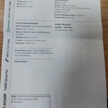 Arcelikavm.com Buzdolabı Şikayet Başvurusu