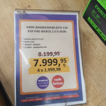 Taurus Migros Etiket Fiyat Uyuşmazlığı