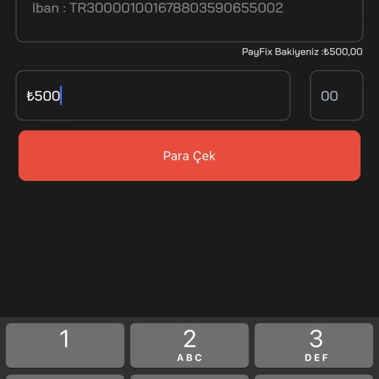 Payfix Paramı Çekemiyorum, Hata Veriyor