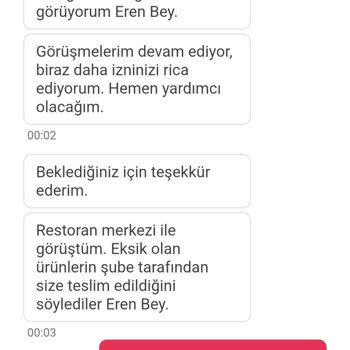 Yemeksepeti Tarafında Siparişim Teslim Edilmedi Para İadesi İstiyorum