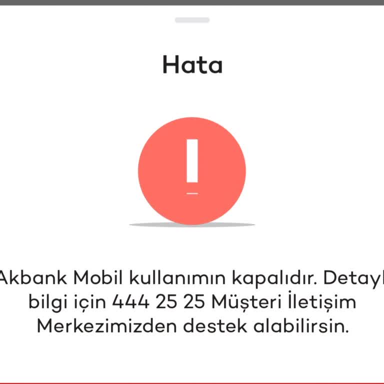Çöken Akbank Mobil Uygulaması