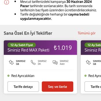 Vodafone Şikayetim Var! Rica Ediyorum