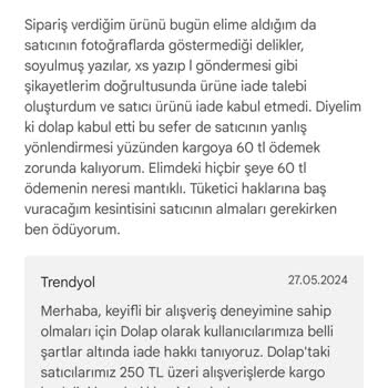 Dolap İade Kargo Ücreti