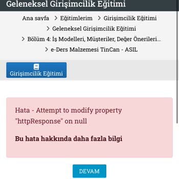 KOSGEB Girişimcilik Eğitimi Sorunu