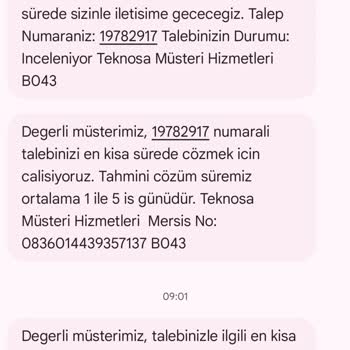 Teknosa Bir Ayı Geçti Ücret İademi Yapmıyor