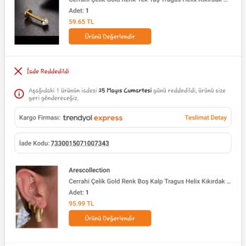 Ares Collection Ve Trendyol Şikayetim