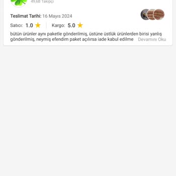 Ares Collection Ve Trendyol Şikayetim