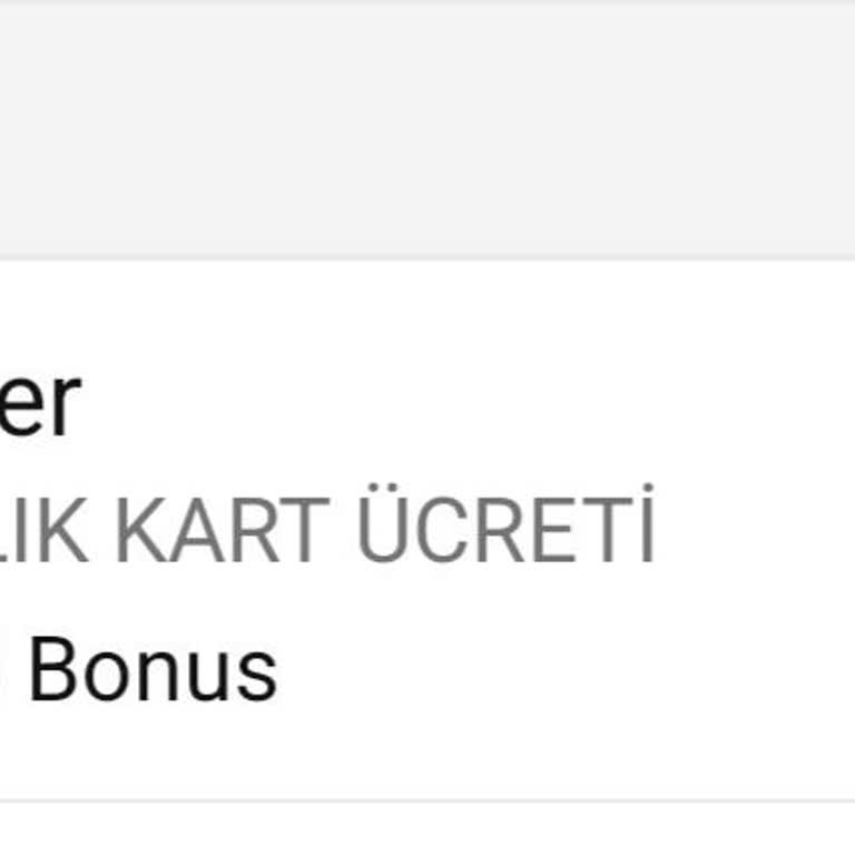 Garanti BBVA Yıllık Kart Aidat Ücreti
