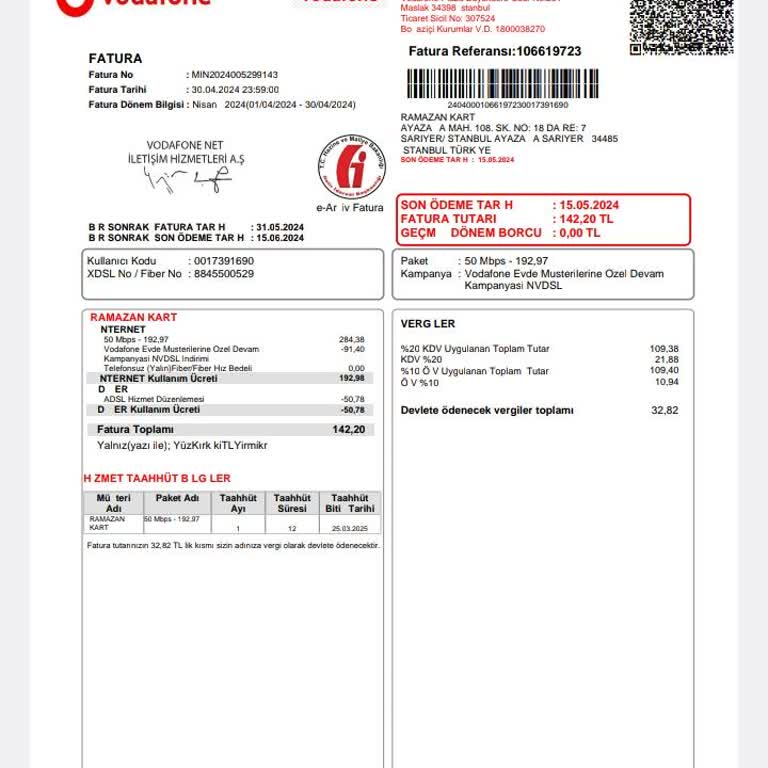 Vodafone Net Vodafone'un Sözünü Tutmayan Taahhüt Ve Cayma Bedeli Sorunu