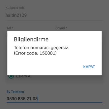 Sahibinden.com Telefon Eklenmiyor