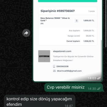 Stepstoretr Instagram Sayfasından Alışveriş