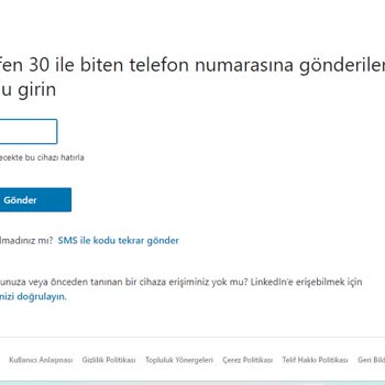 Linkedin Hesap Giriş Sorunları (üç Senedir Bitmeyen Çözülmeyen Hikaye)