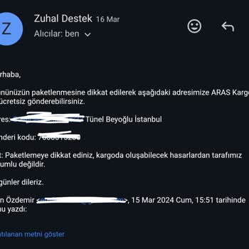 Zuhal Müzik Kusurlu Ürün ve Geçiştirme Sorunu