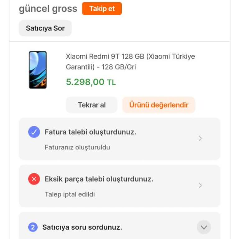 Hepsiburada Güncel Gross İletişim Hizmetleri Ankara