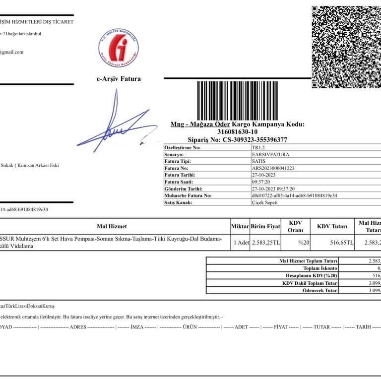 Assur / Güler E-ticaret Yedek Parça Tedariği