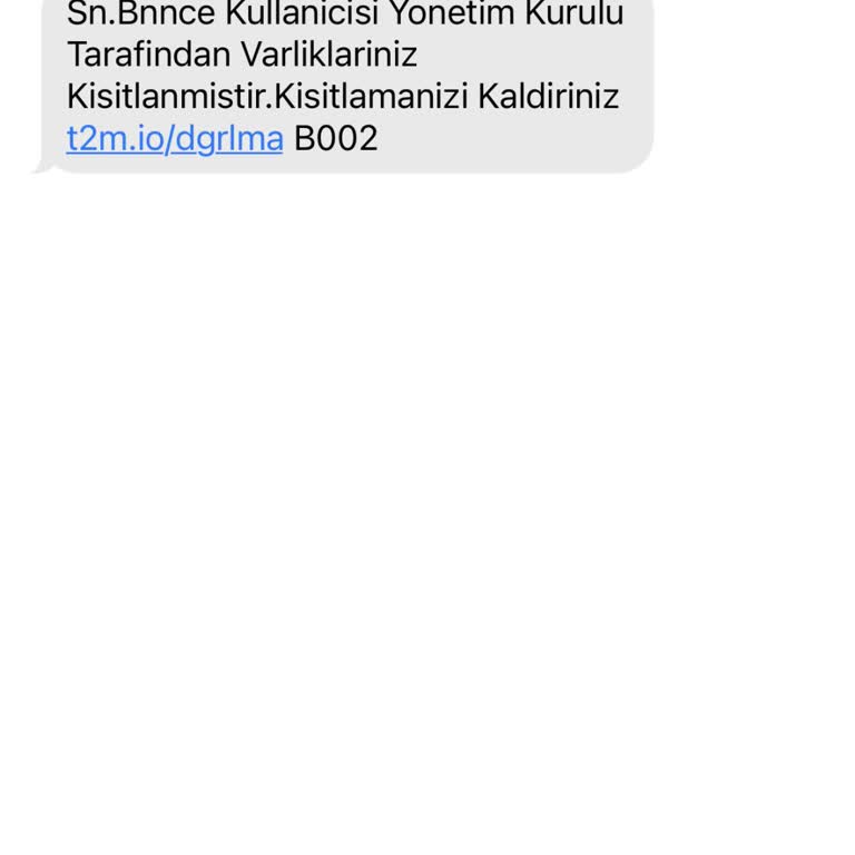 Binance Varlık Kısıtlama Mesajı