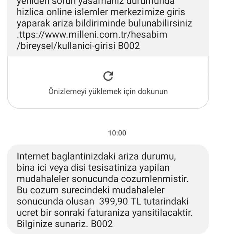 Millenicom Bina İçi Ve Bina Dışındaki İşlemler İçin Ücret Talep Ediyor