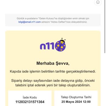 N11 Sipariş Ve İade Sürecinde Yaşanan Sorunlar