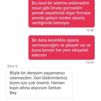 Yemek Sepeti Gecikme