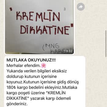 Kremlin.co Değişim Yapmıyor, Müşteri Hizmetleri Cevap Vermiyor