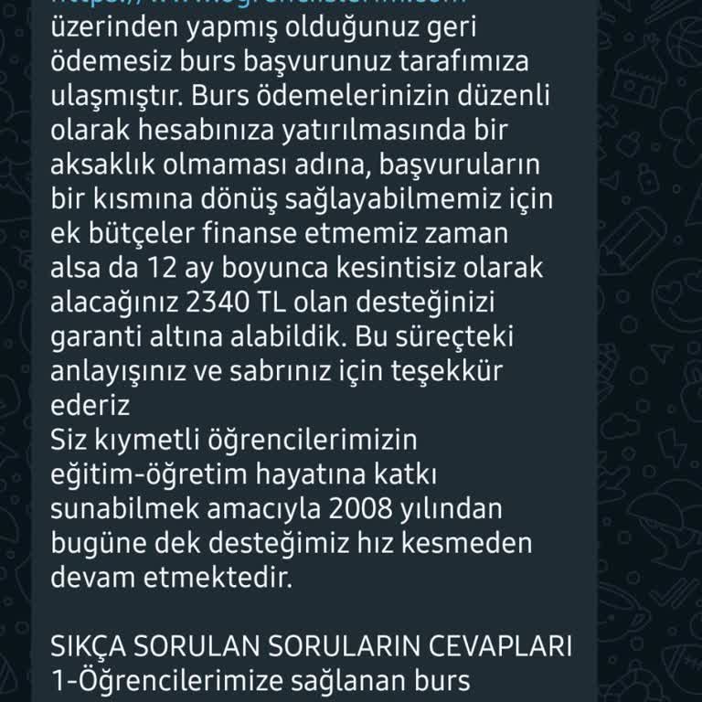 Www.ogrenciislerim.com Öğrenci İşlerim Bursla Alakalı Şikayet
