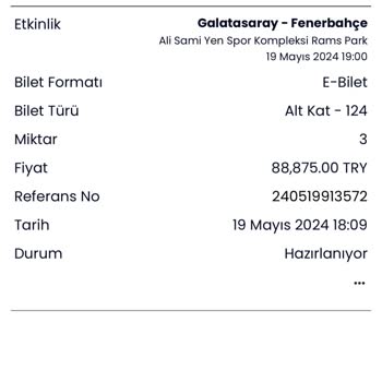 Https://banabilet.com Aldığım Bilet