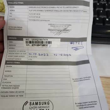 Edirne Samsung Yetkili Servis Sorumsuzluğu Ve Pişmanlığımız